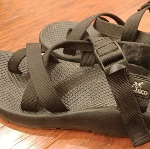 One strap black Chaco sandals